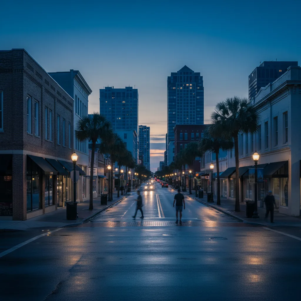 St. Petersburg, FL business district
